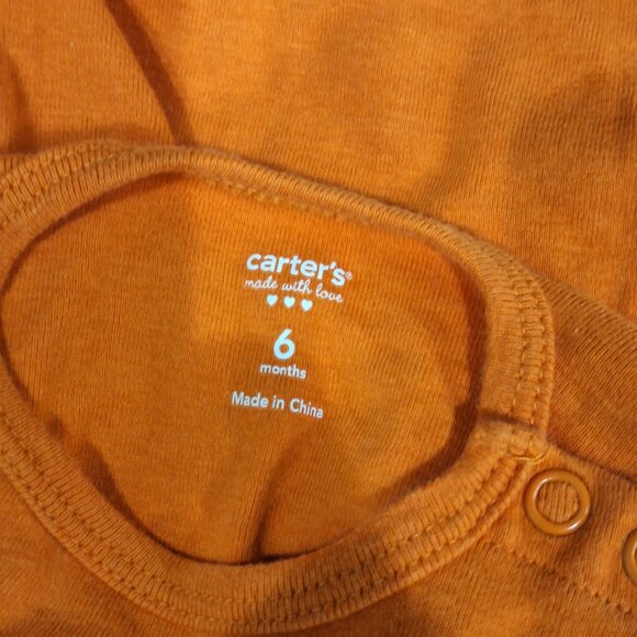 orange onesie carters 6 months - Picture 4 of 7